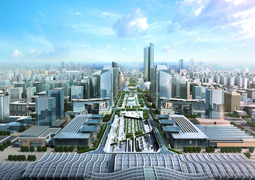 济南市西客站片区焦点区地下空间妄想