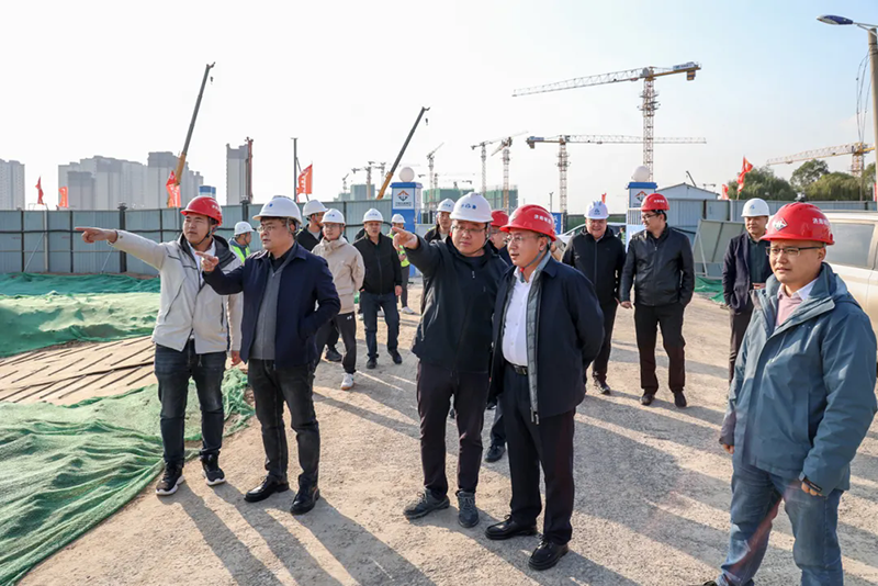 集团调研起步区重点全询项目